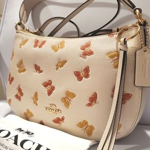 NWT ~COACH Sutton Butterfly Print Satchel